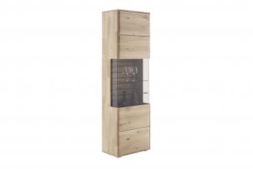 Vitrine GIRONA T10 Balkeneiche in Kristalleiche geölt